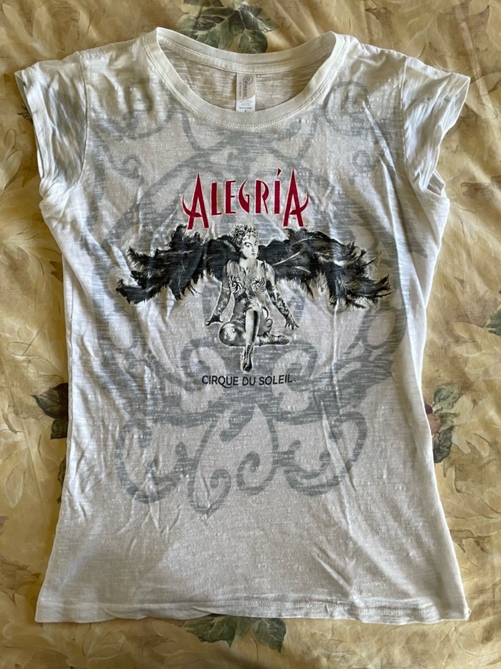 Cirque du Soleil Alegría Women's White Graphic Tee